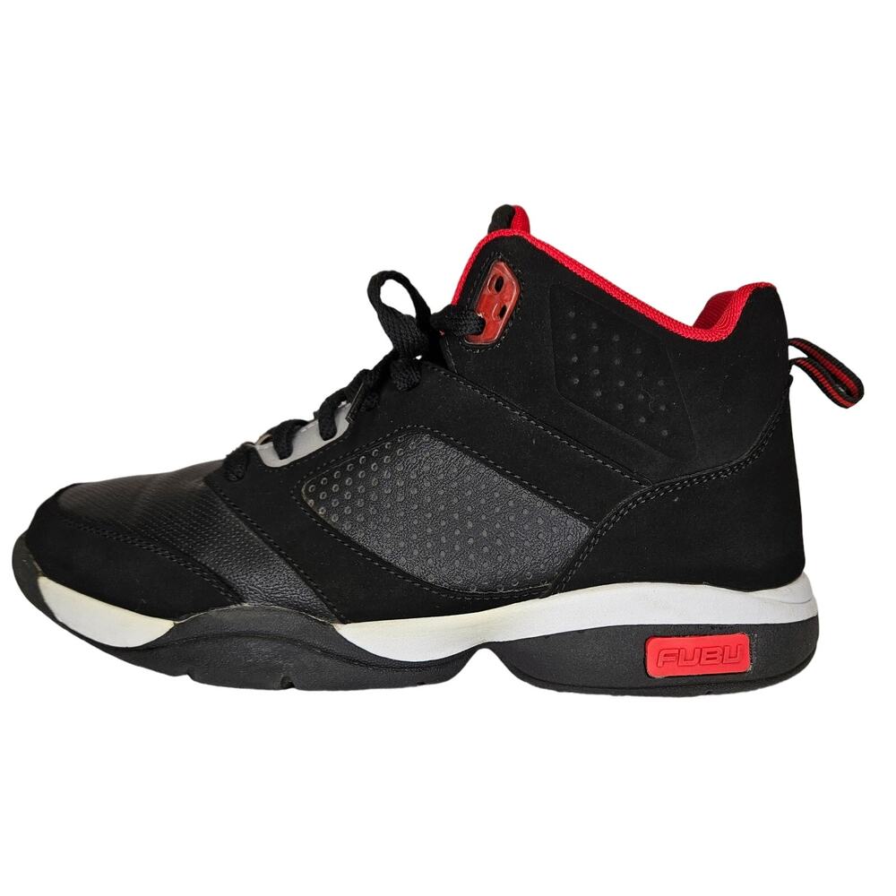 Men's Red/Black FUBU Sintetico High Top Basketball Sneakers Size 9‎